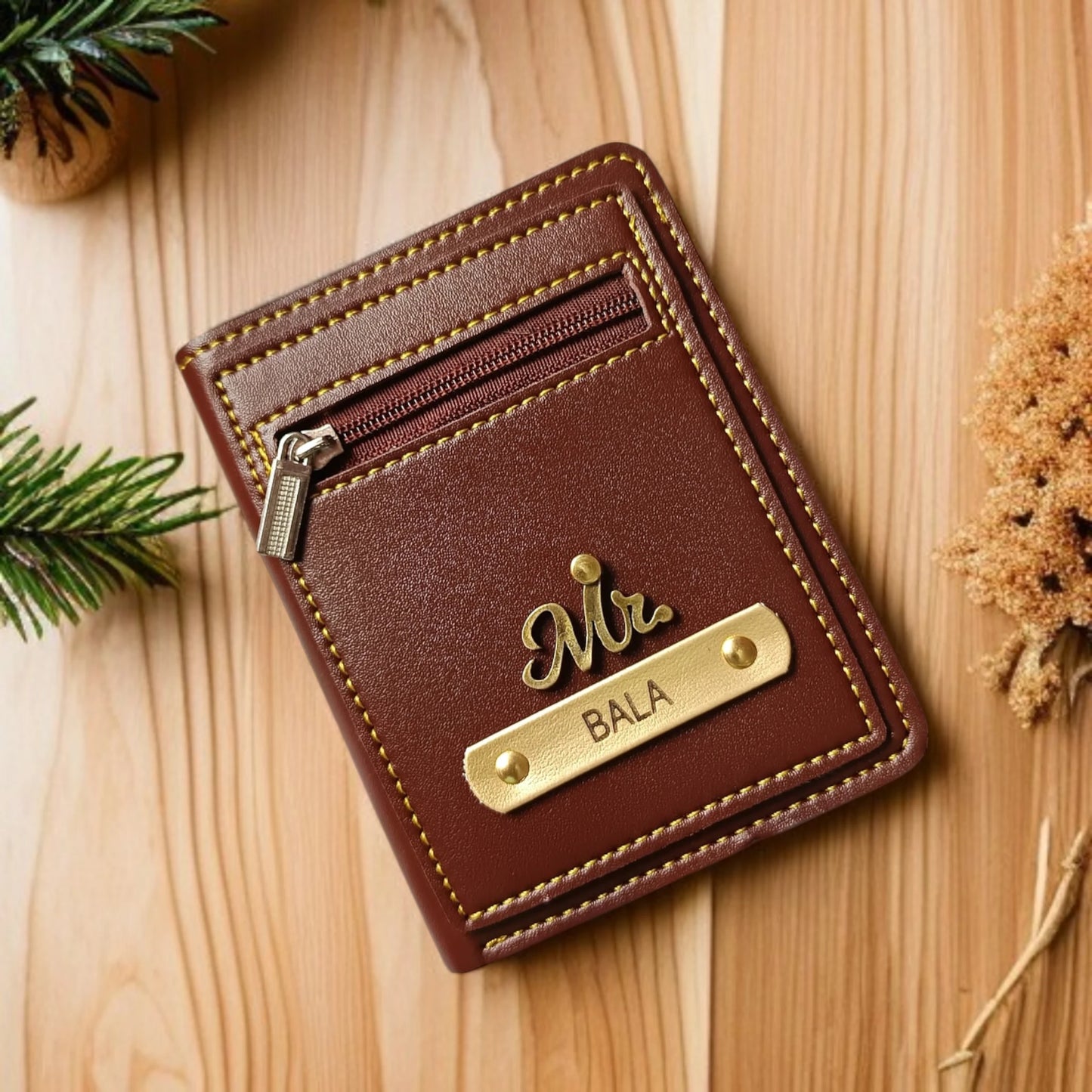 Urban Edge – Personalized Vertical Wallet for Him