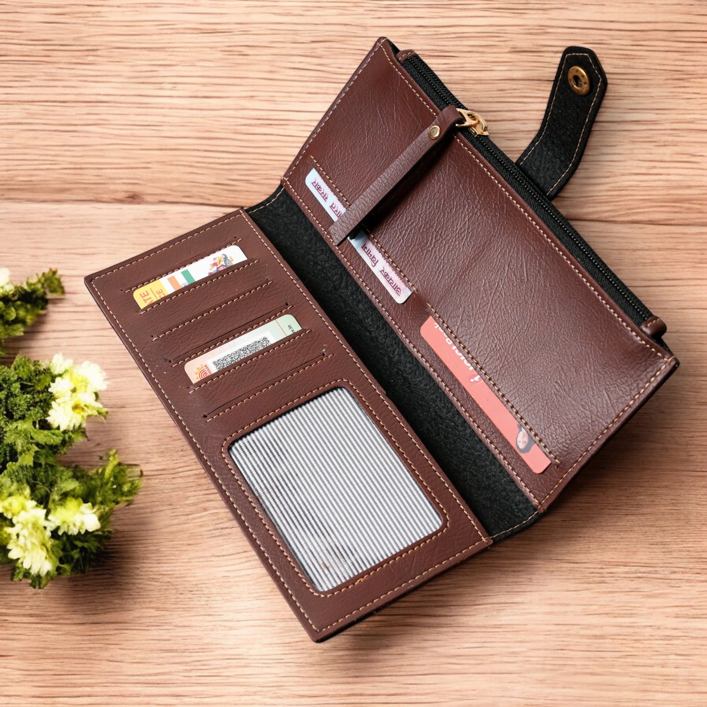 Personalized 2-Fold Ladies Wallet - Elegance Duo