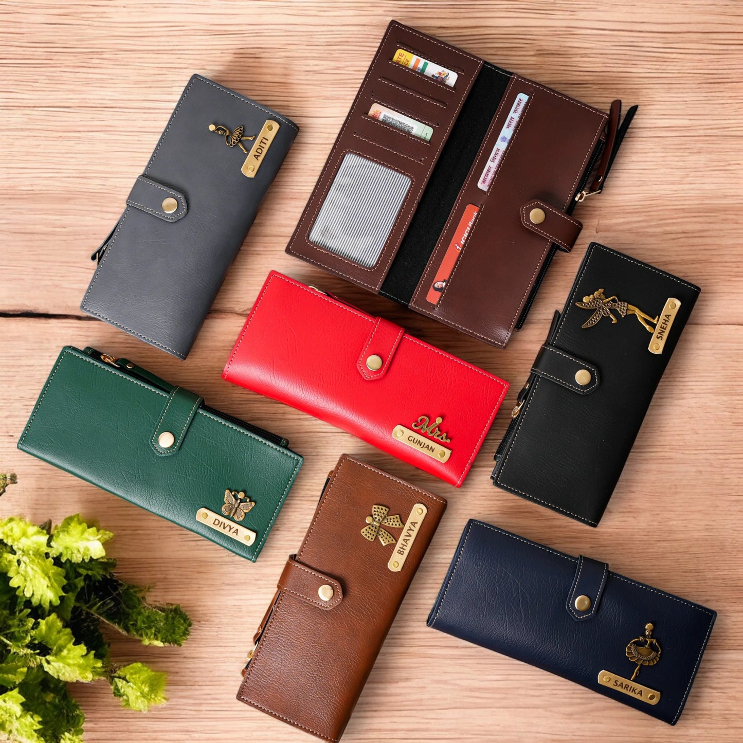 Personalized 2-Fold Ladies Wallet - Elegance Duo