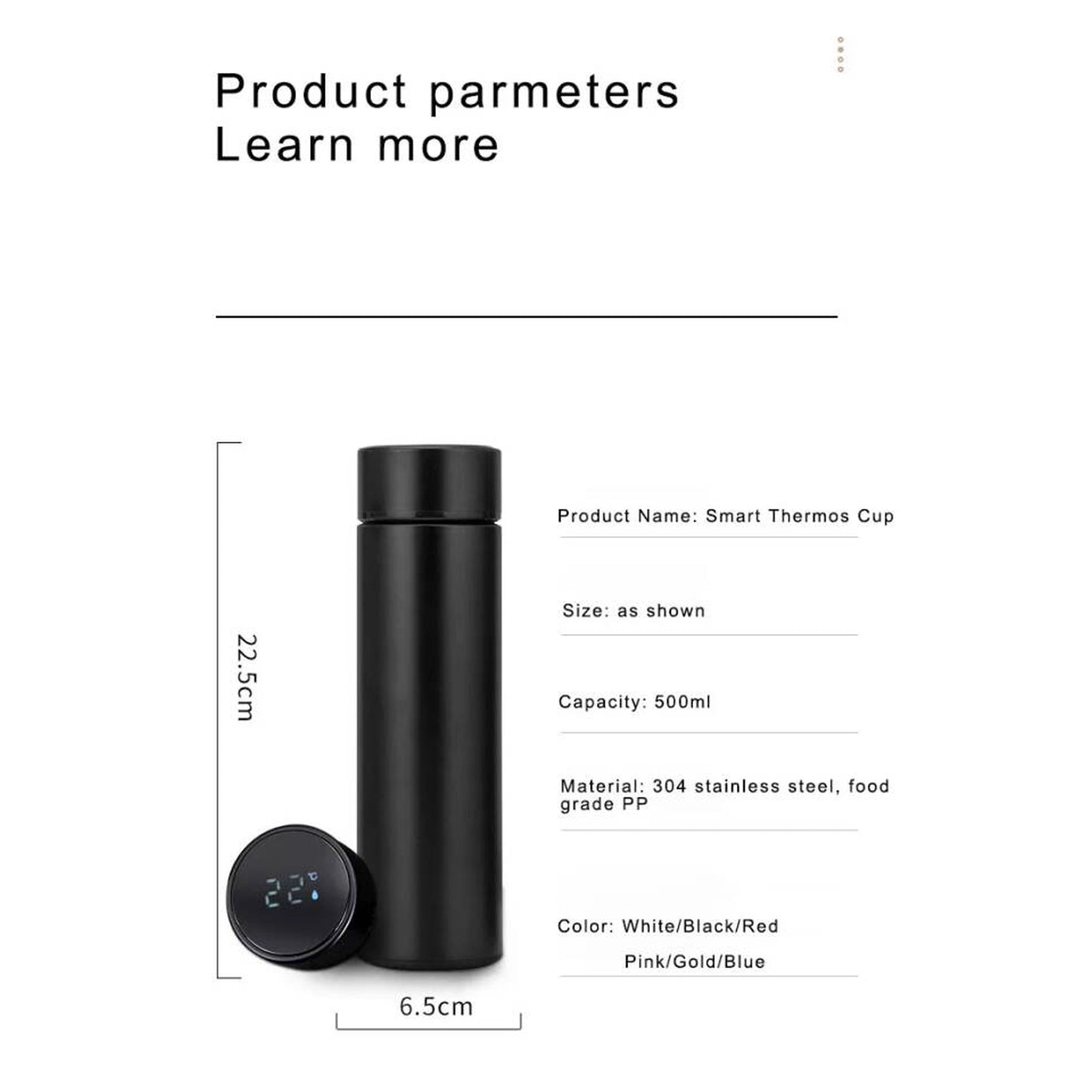 Personalized Temperature Bottle