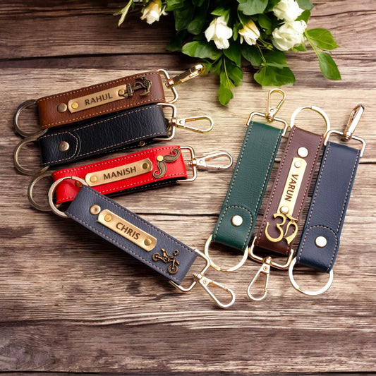 Leather Hook Keychain
