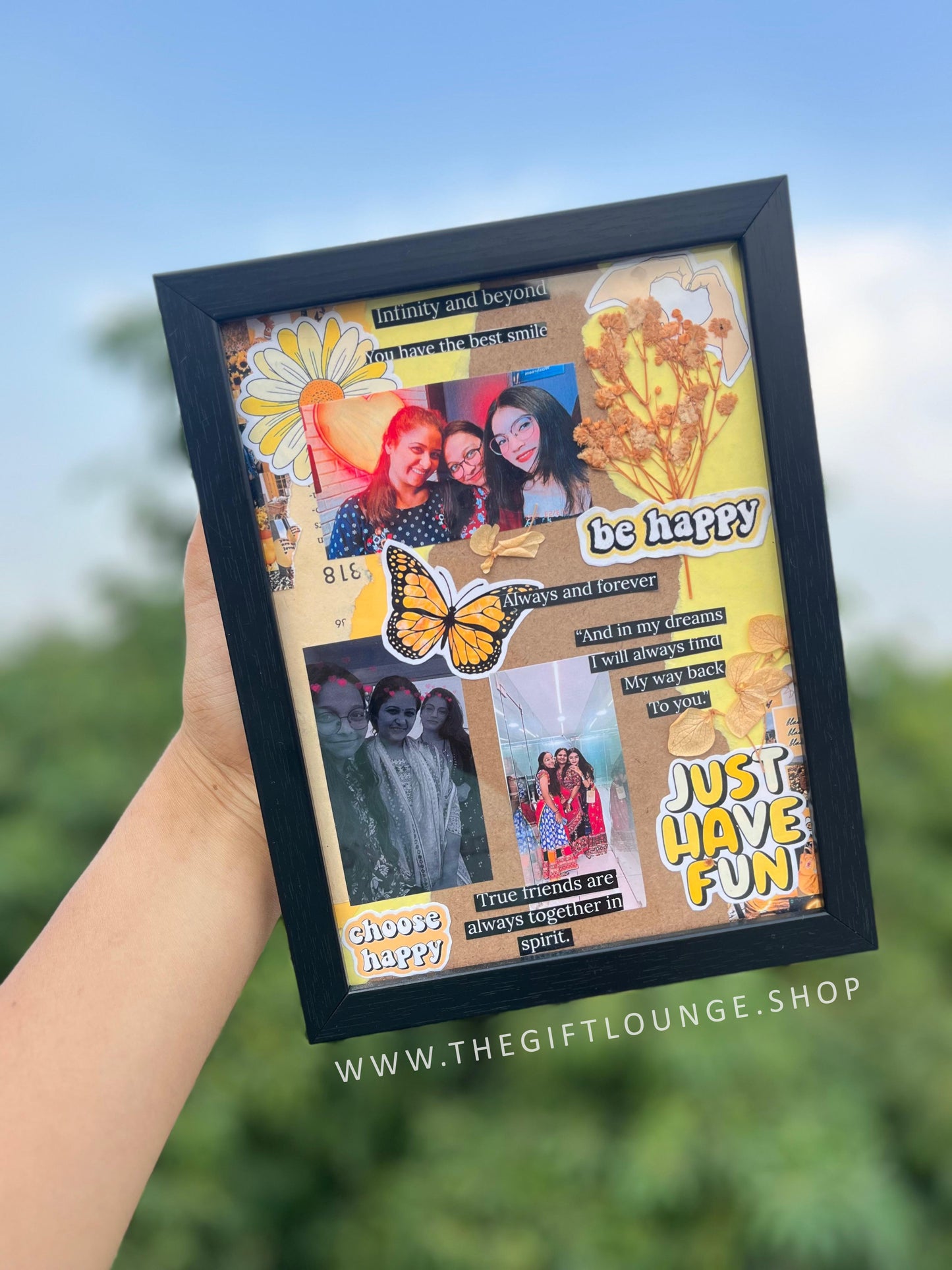 Personalized Vintage Collage Frame