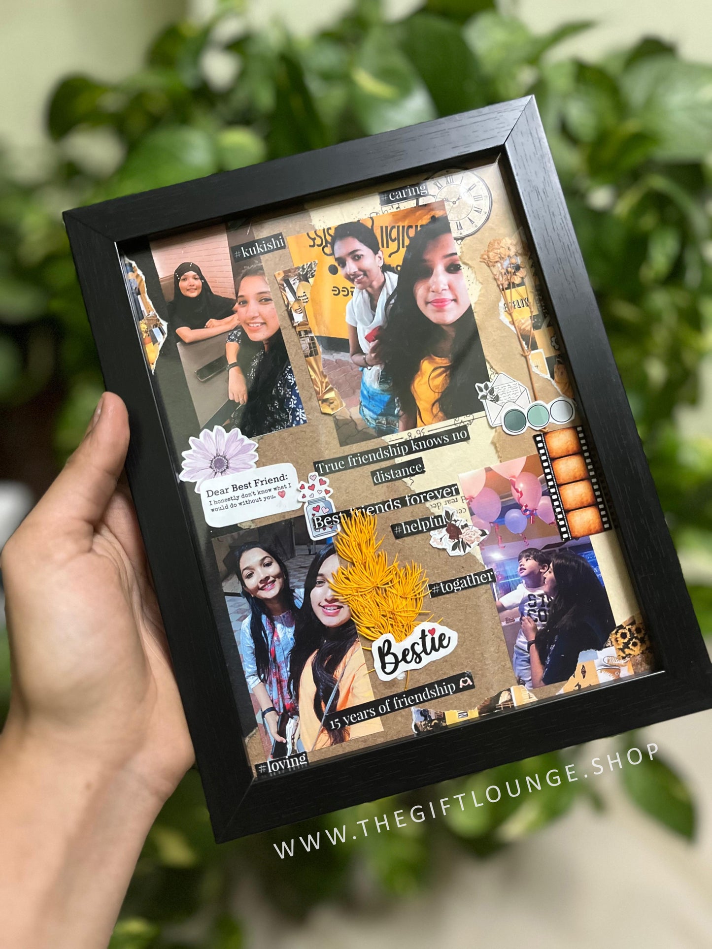 Personalized Vintage Collage Frame
