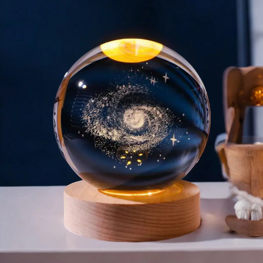 Solar System 3D Crystal Ball