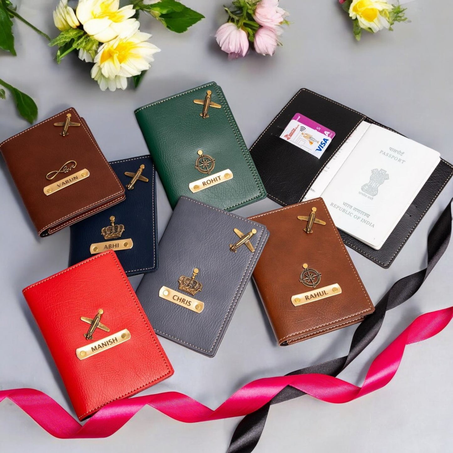 Travel Combo: Passport Case & Luggage Tag