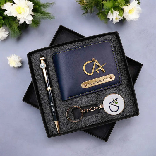 Exclusive CA Wallet, Pen & Keychain Combo