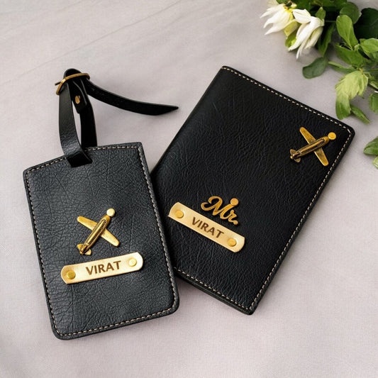 Travel Combo: Passport Case & Luggage Tag