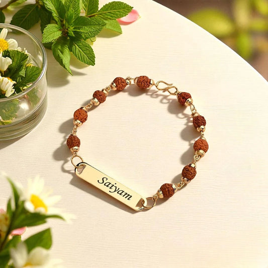Customised Rudraksha Rakhi