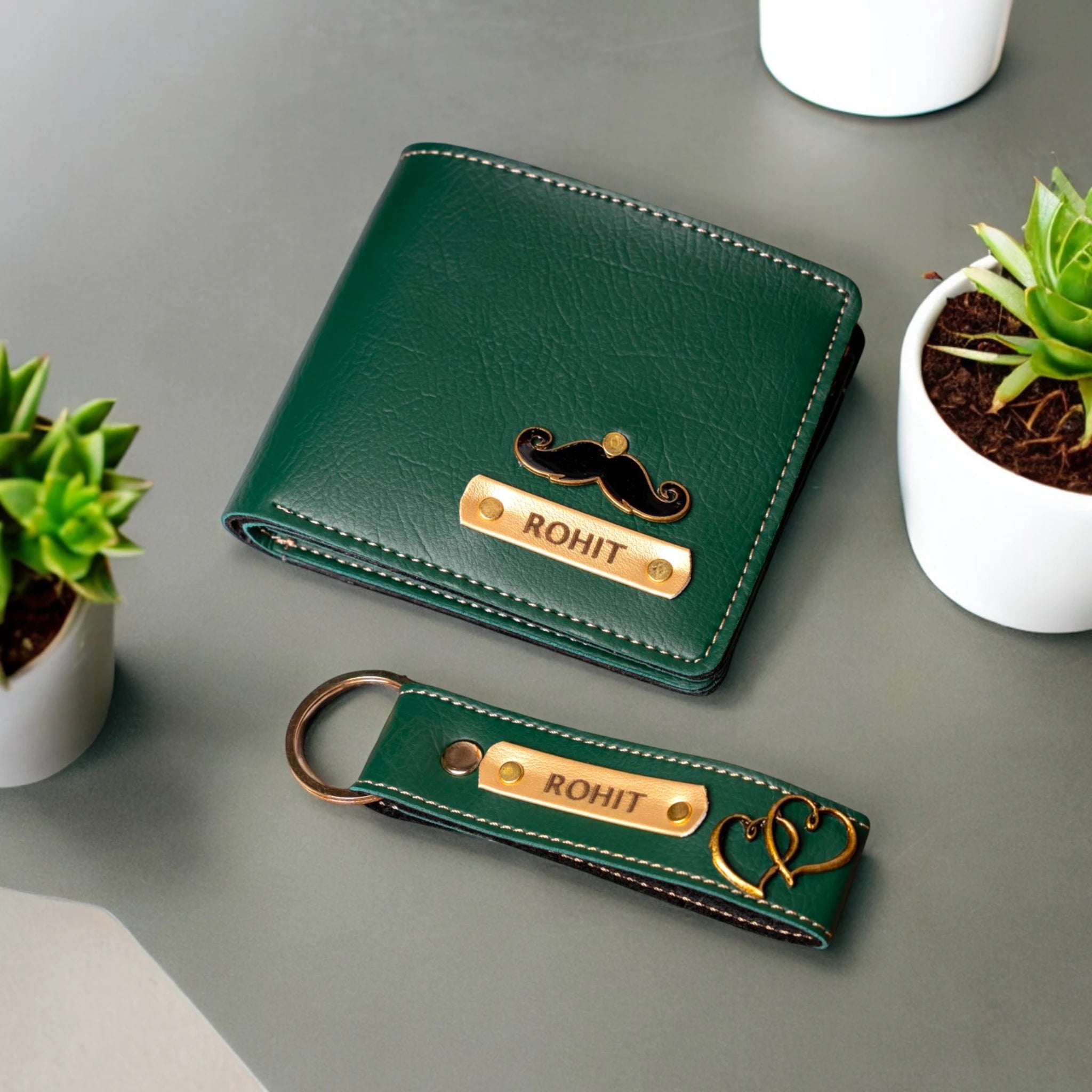 Men's Wallet Combo - Wallet + Keychain