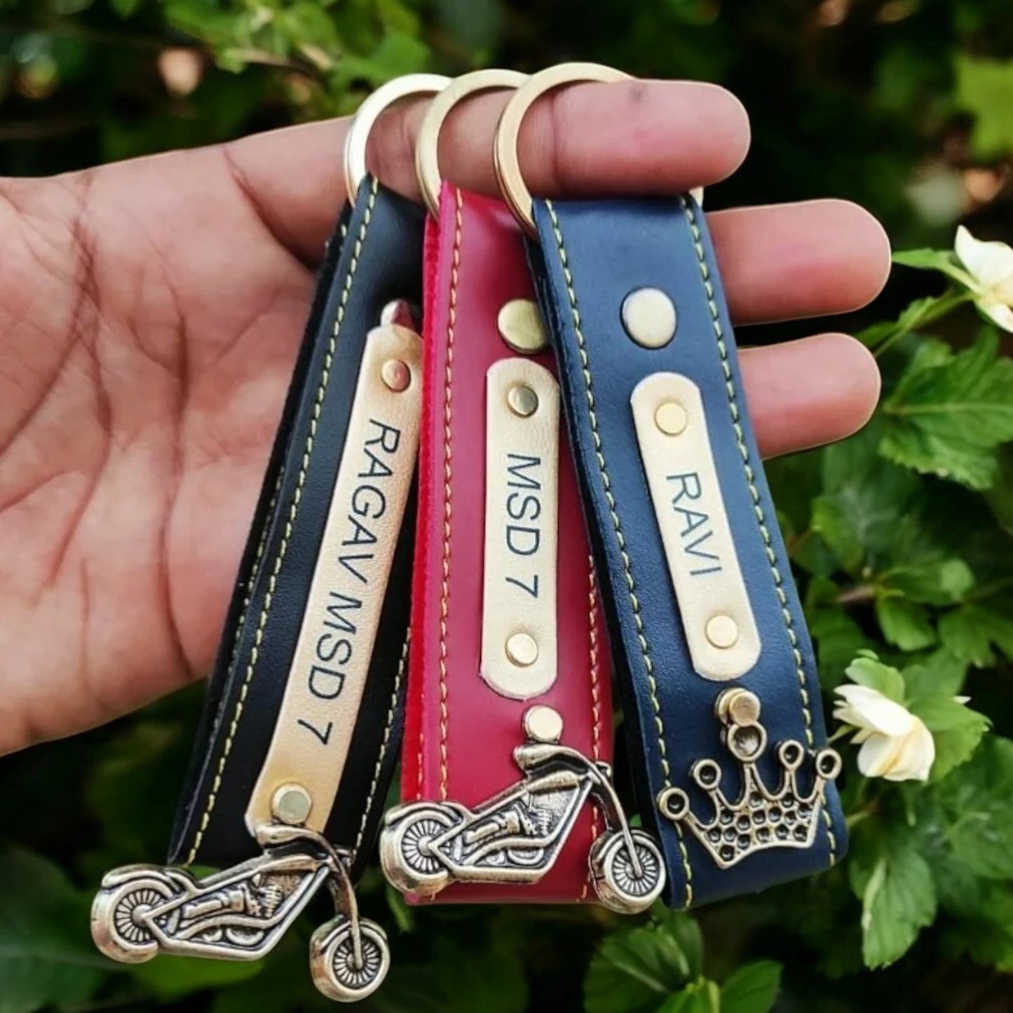Leather Hook Keychain