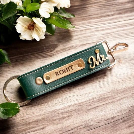 Leather Hook Keychain