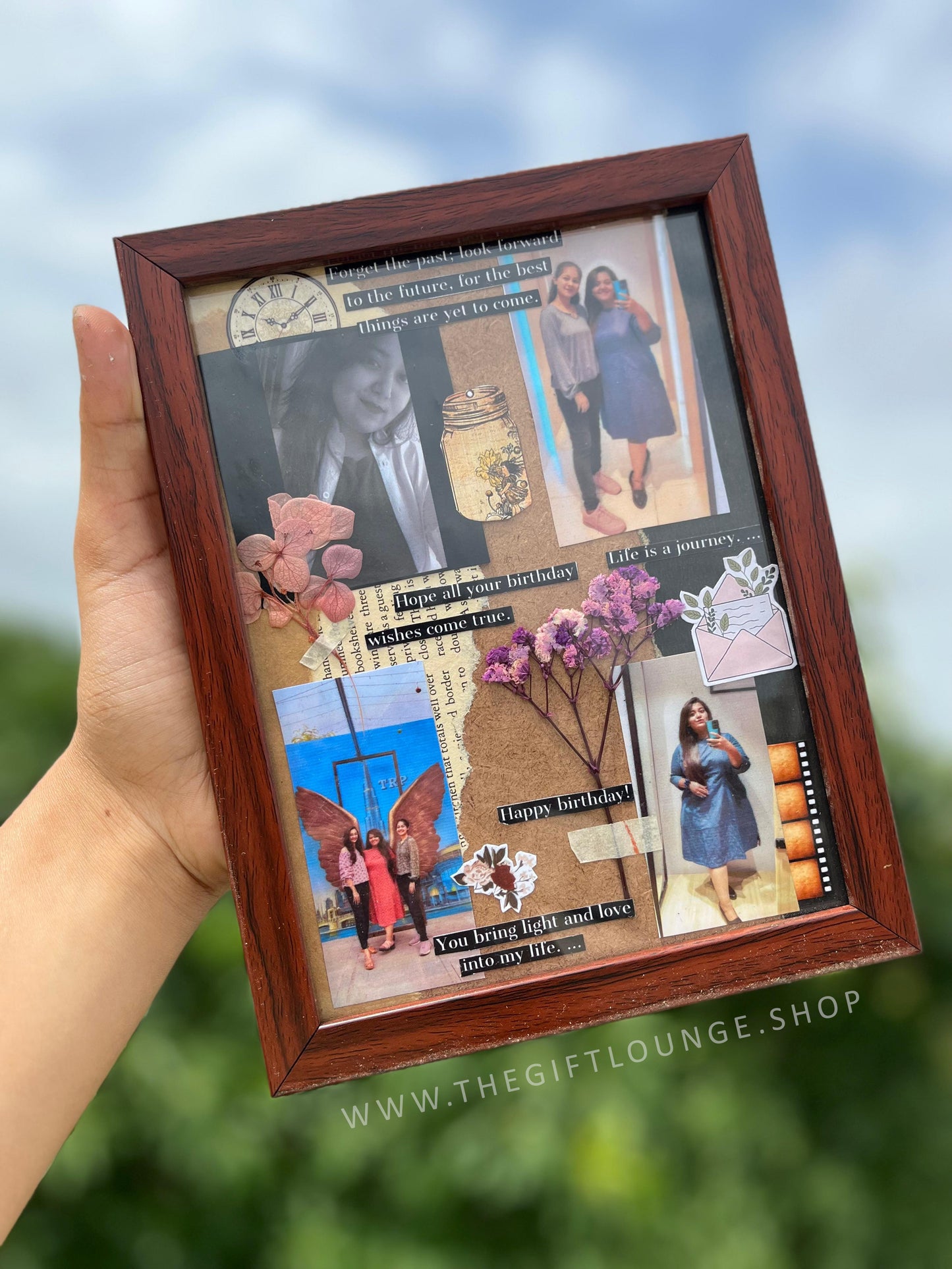 Personalized Vintage Collage Frame