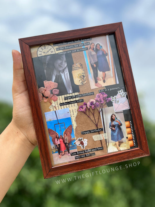 Personalized Vintage Collage Frame