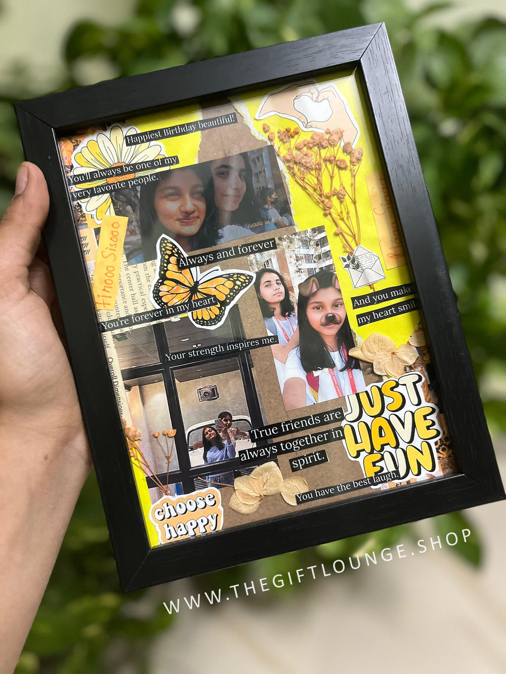 Personalized Vintage Collage Frame