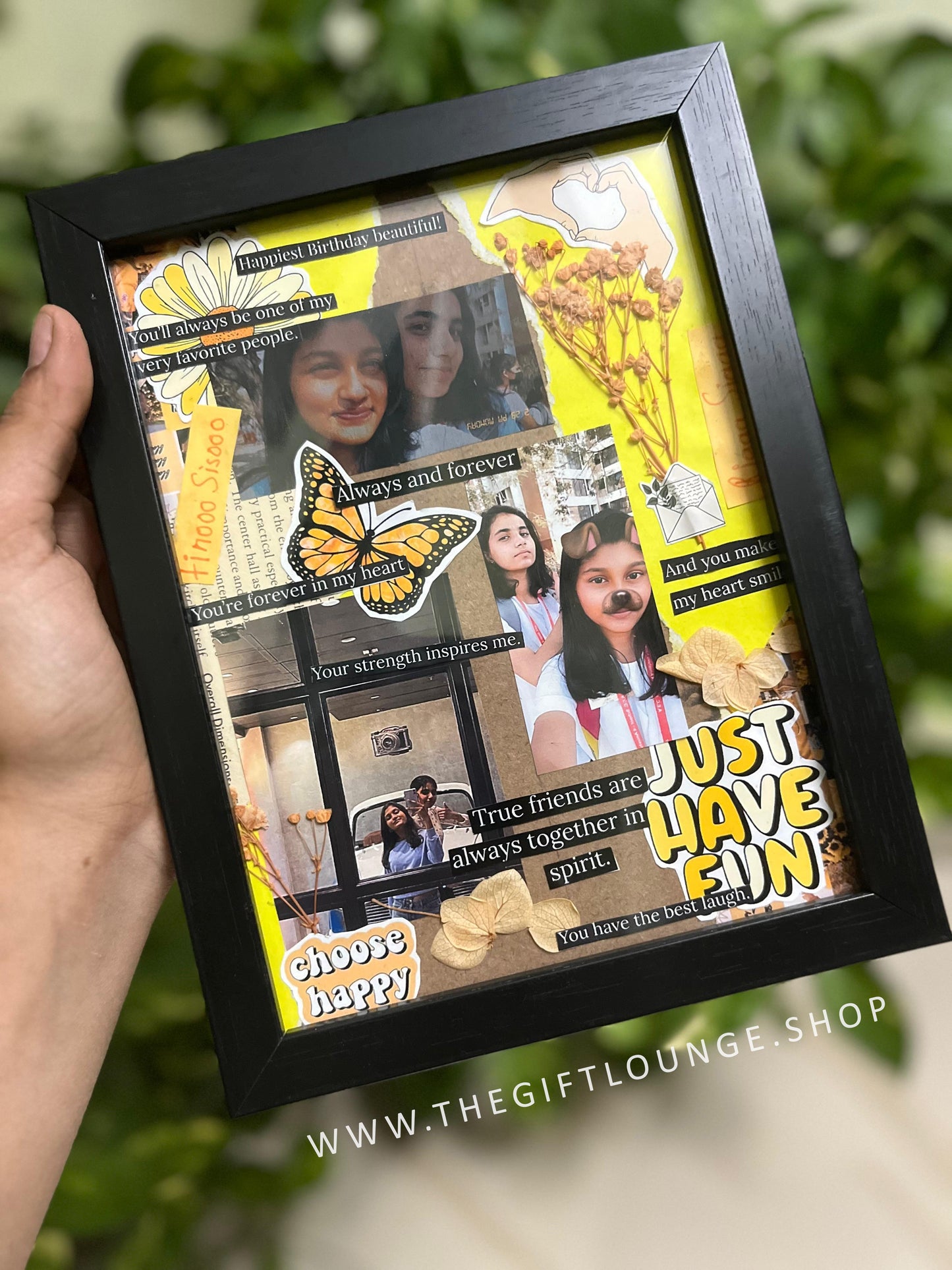 Personalized Vintage Collage Frame