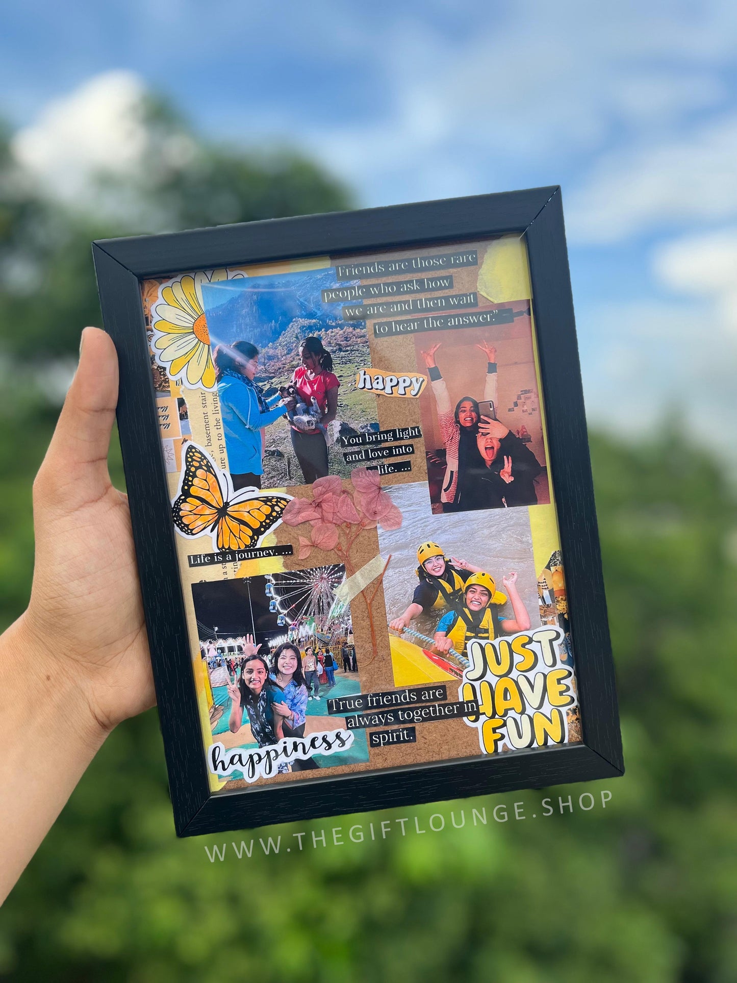 Personalized Vintage Collage Frame