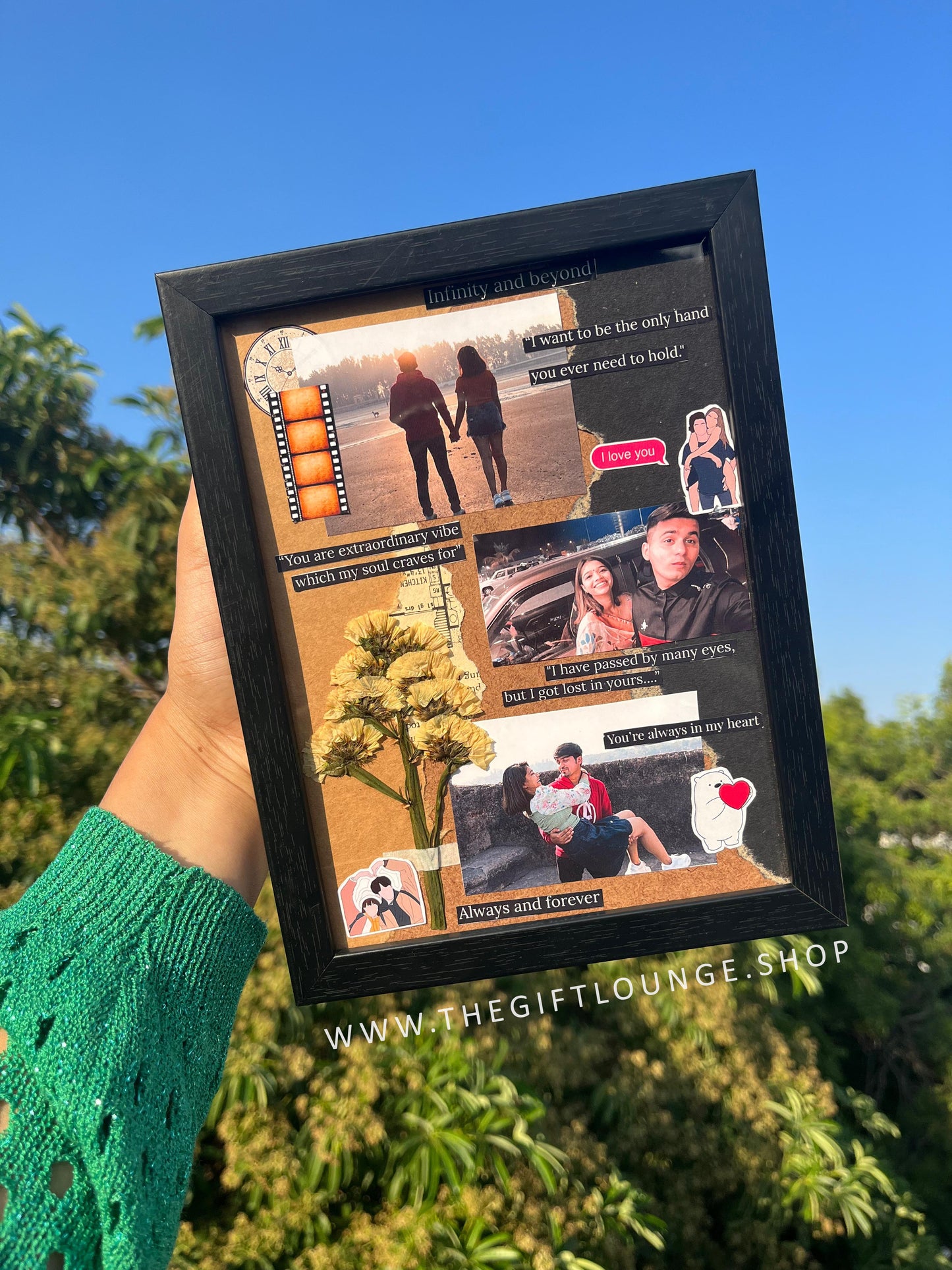 Personalized Vintage Collage Frame