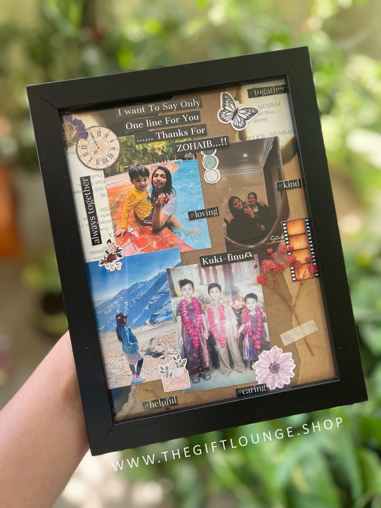 Personalized Vintage Collage Frame