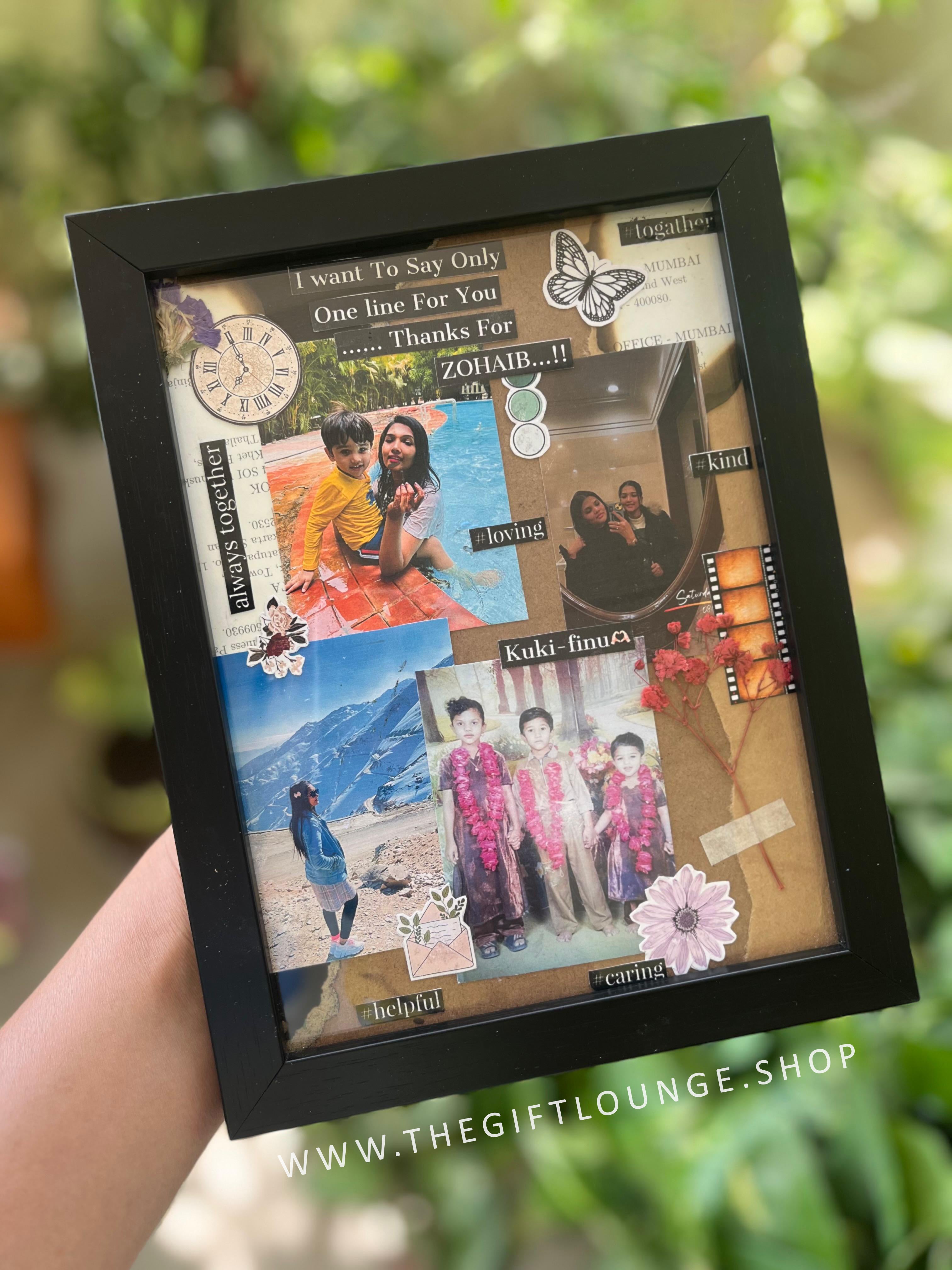 Personalized Vintage Collage Frame