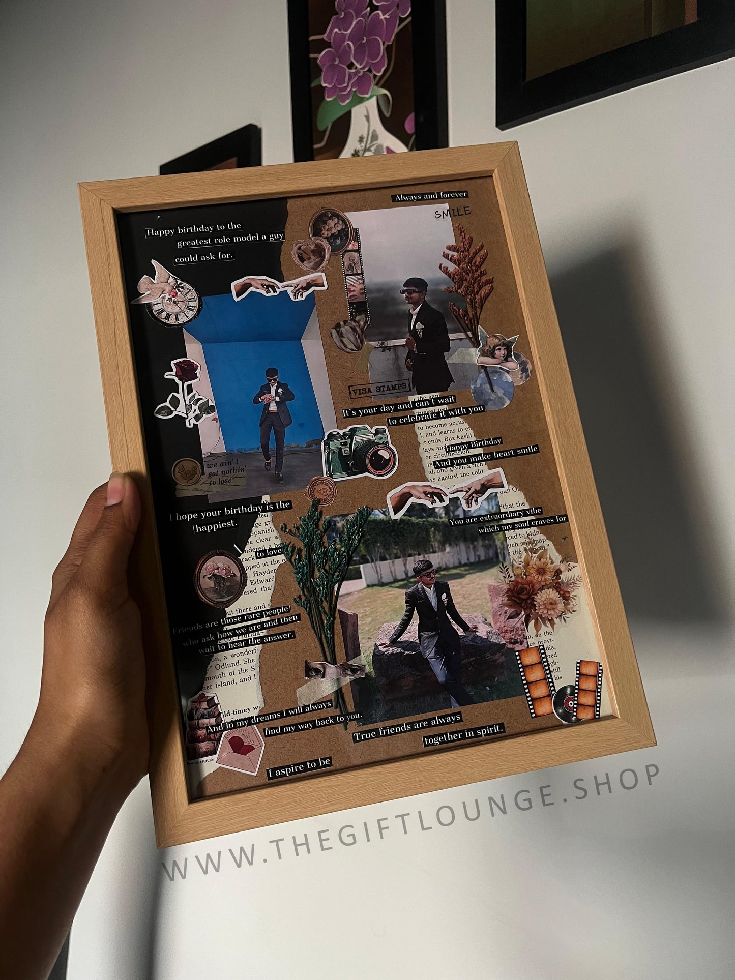 Personalized Vintage Collage Frame