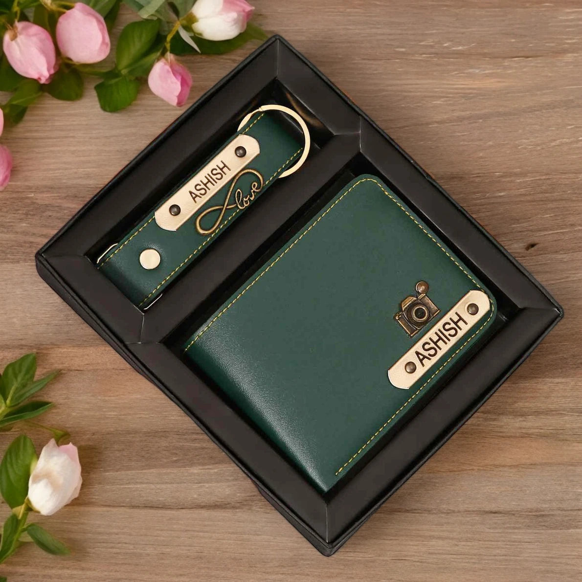 Wallet Keychain Chain Men's Wallet Combo - Wallet + Keychain – The Gift Lounge