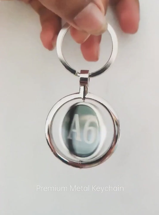 The Rotating Name Keychain